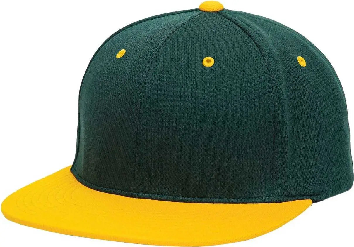 Pacific Headwear ES342 Premium P-Tec Performance Flexfit Cap - Dark Green Gold - Forest Gold / 6 3/8’’ - 6 7/8’’