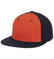 Pacific Headwear ES342 Premium P-Tec Performance Flexfit Cap - Orange Navy Navy