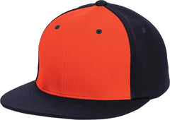 Pacific Headwear ES342 Premium P-Tec Performance Flexfit Cap - Orange Navy Navy - Orange Navy / 6 3/8’’ - 6 7/8’’