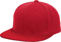 Pacific Headwear ES342 Premium P-Tec Performance Flexfit Cap - Red - Red / 6 3/8’’ - 6 7/8’’