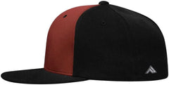 Pacific Headwear ES342 Premium P-Tec Performance Flexfit Cap - Red Black Black