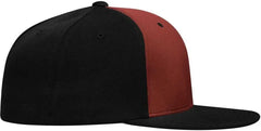 Pacific Headwear ES342 Premium P-Tec Performance Flexfit Cap - Red Black Black