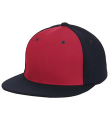 Pacific Headwear ES342 Premium P-Tec Performance Flexfit Cap - Red Navy Navy