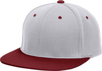 Pacific Headwear ES342 Premium P-Tec Performance Flexfit Cap - Silver Maroon - Light Gray Maroon / 6 3/8’’ - 6 7/8’’