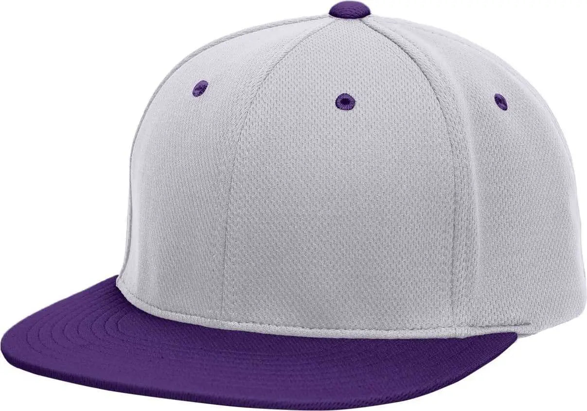 Pacific Headwear ES342 Premium P-Tec Performance Flexfit Cap - Silver Purple - Light Gray Purple / 6 3/8’’ - 6 7/8’’