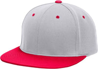Pacific Headwear ES342 Premium P-Tec Performance Flexfit Cap - Silver Red - Light Gray Red / 6 3/8’’ - 6 7/8’’