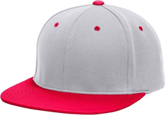 Pacific Headwear ES342 Premium P-Tec Performance Flexfit Cap - Silver Red - Light Gray Red / 6 3/8’’ - 6 7/8’’