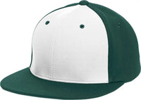 Pacific Headwear ES342 Premium P-Tec Performance Flexfit Cap - White Dark Green Dark Green - White Forest / 6 3/8’’ - 6
