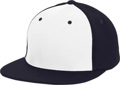 Pacific Headwear ES342 Premium P-Tec Performance Flexfit Cap - White Navy Navy - White Navy / 6 3/8’’ - 6 7/8’’