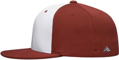 Pacific Headwear ES342 Premium P-Tec Performance Flexfit Cap - White Red Red