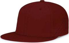 Pacific Headwear ES471 Premium Lightweight Perforated Pacflex Coolcore Cap - Cardinal - Cardinal / 6 1/2’’ 7’’