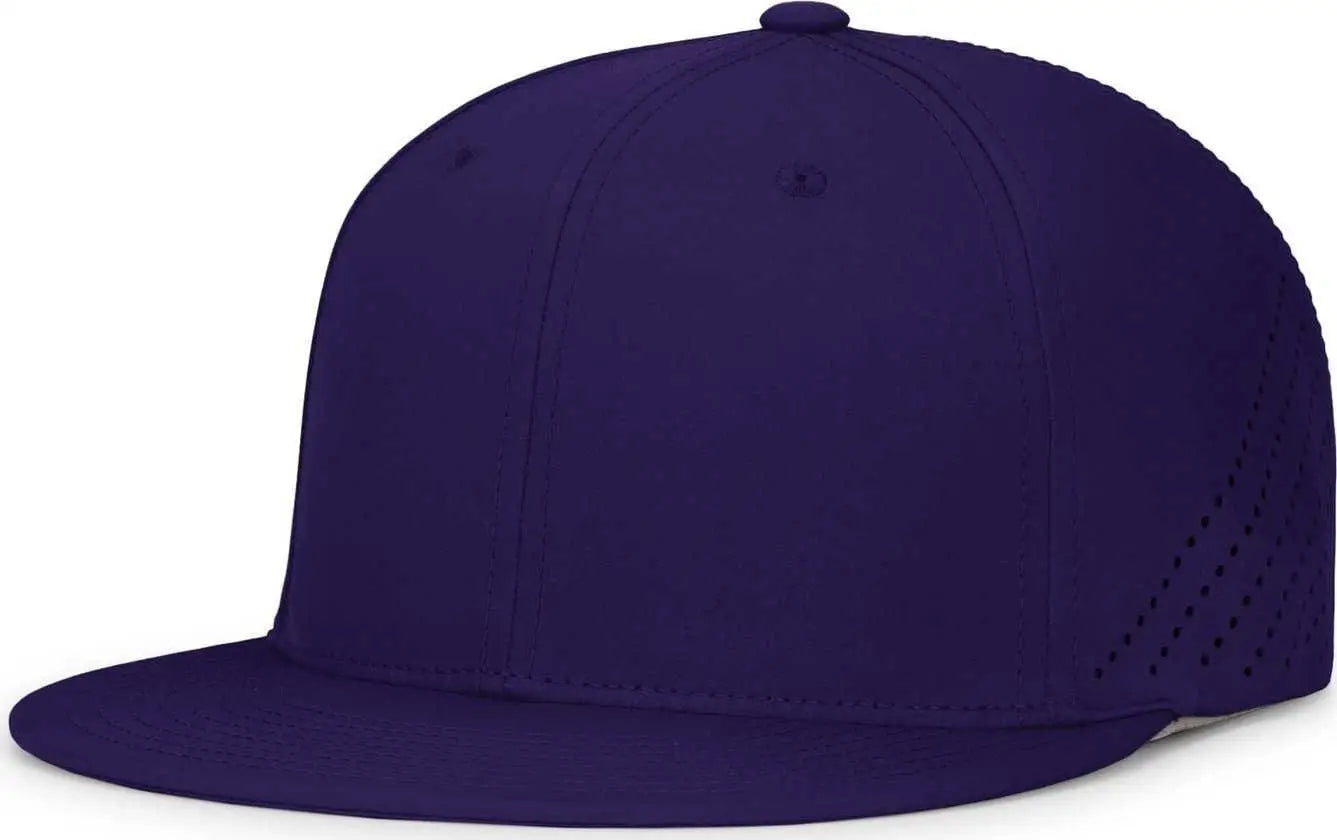 Pacific Headwear ES471 Premium Lightweight Perforated Pacflex Coolcore Cap - Purple - Purple / 6 1/2’’ 7’’