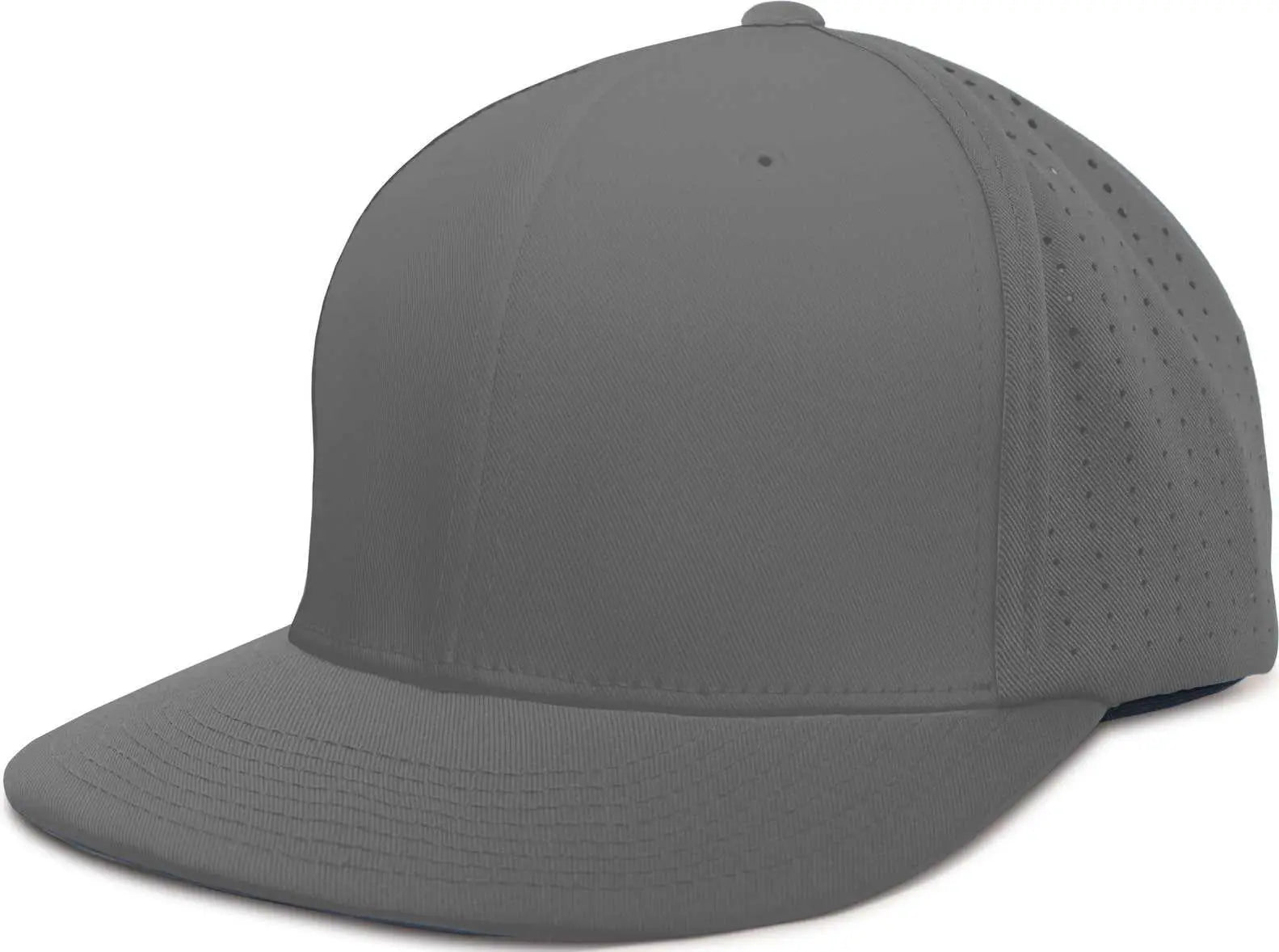 Pacific Headwear ES474 Perforated F3 Performance Flexfit Cap - Graphite - Graphite / 6 3/8’’ - 6 7/8’’