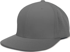 Pacific Headwear ES474 Perforated F3 Performance Flexfit Cap - Graphite - Graphite / 6 3/8’’ - 6 7/8’’