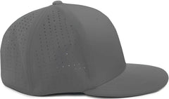 Pacific Headwear ES474 Perforated F3 Performance Flexfit Cap - Graphite