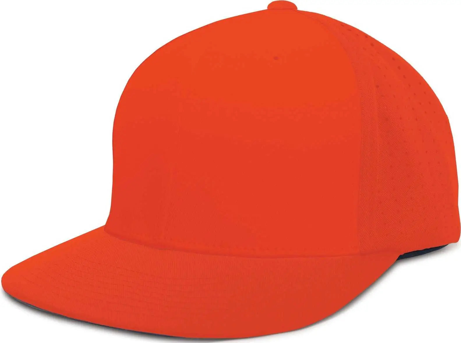 Pacific Headwear ES474 Perforated F3 Performance Flexfit Cap - Orange - Orange / 6 3/8’’ - 6 7/8’’