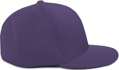 Pacific Headwear ES474 Perforated F3 Performance Flexfit Cap - Purple