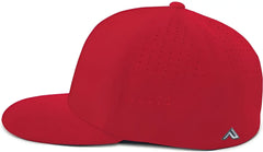 Pacific Headwear ES474 Perforated F3 Performance Flexfit Cap - Red
