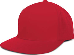 Pacific Headwear ES474 Perforated F3 Performance Flexfit Cap - Red - Red / 6 3/8’’ - 6 7/8’’