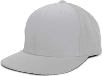 Pacific Headwear ES474 Perforated F3 Performance Flexfit Cap - Silver - Silver / 6 3/8’’ - 6 7/8’’
