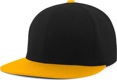 Pacific Headwear Es811 Premium A/C???????? Performance Flexfit Cap - Black Gold - Black Gold / 6 3/8’’ - 6 7/8’’