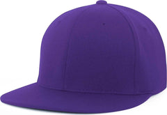 Pacific Headwear Es811 Premium A/C???????? Performance Flexfit Cap - Purple - Purple / 6 3/8’’ - 6 7/8’’