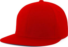 Pacific Headwear Es811 Premium A/C???????? Performance Flexfit Cap - Red - Red / 6 3/8’’ - 6 7/8’’