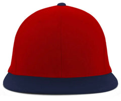 Pacific Headwear Es811 Premium A/C???????? Performance Flexfit Cap - Red Navy