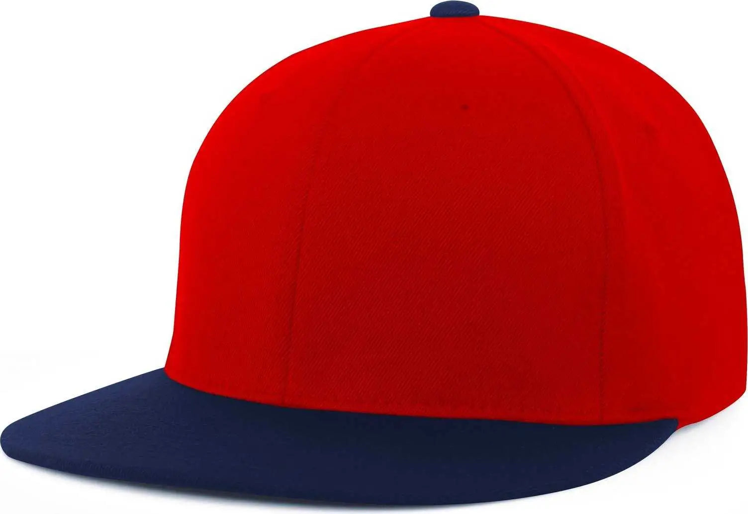 Pacific Headwear Es811 Premium A/C???????? Performance Flexfit Cap - Red Navy - Red Navy / 6 3/8’’ - 6 7/8’’
