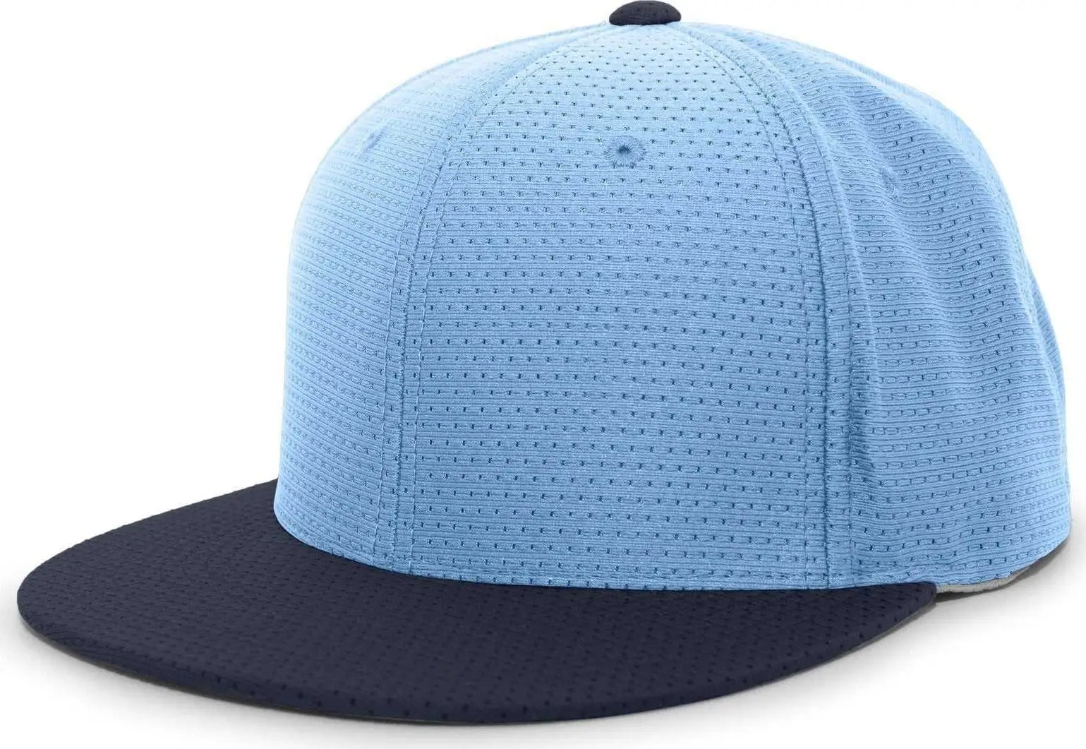 Pacific Headwear ES818 Air Jersey Performance Flexfit Cap - Columbia Blue Navy - Columbia Blue Navy / 6 3/8’’ - 6 7/8’’
