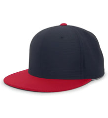 Pacific Headwear ES818 Air Jersey Performance Flexfit Cap - Navy Red
