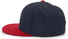 Pacific Headwear ES818 Air Jersey Performance Flexfit Cap - Navy Red