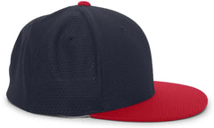 Pacific Headwear ES818 Air Jersey Performance Flexfit Cap - Navy Red