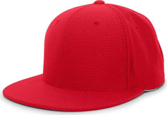 Pacific Headwear ES818 Air Jersey Performance Flexfit Cap - Red - Red / 6 3/8’’ - 6 7/8’’