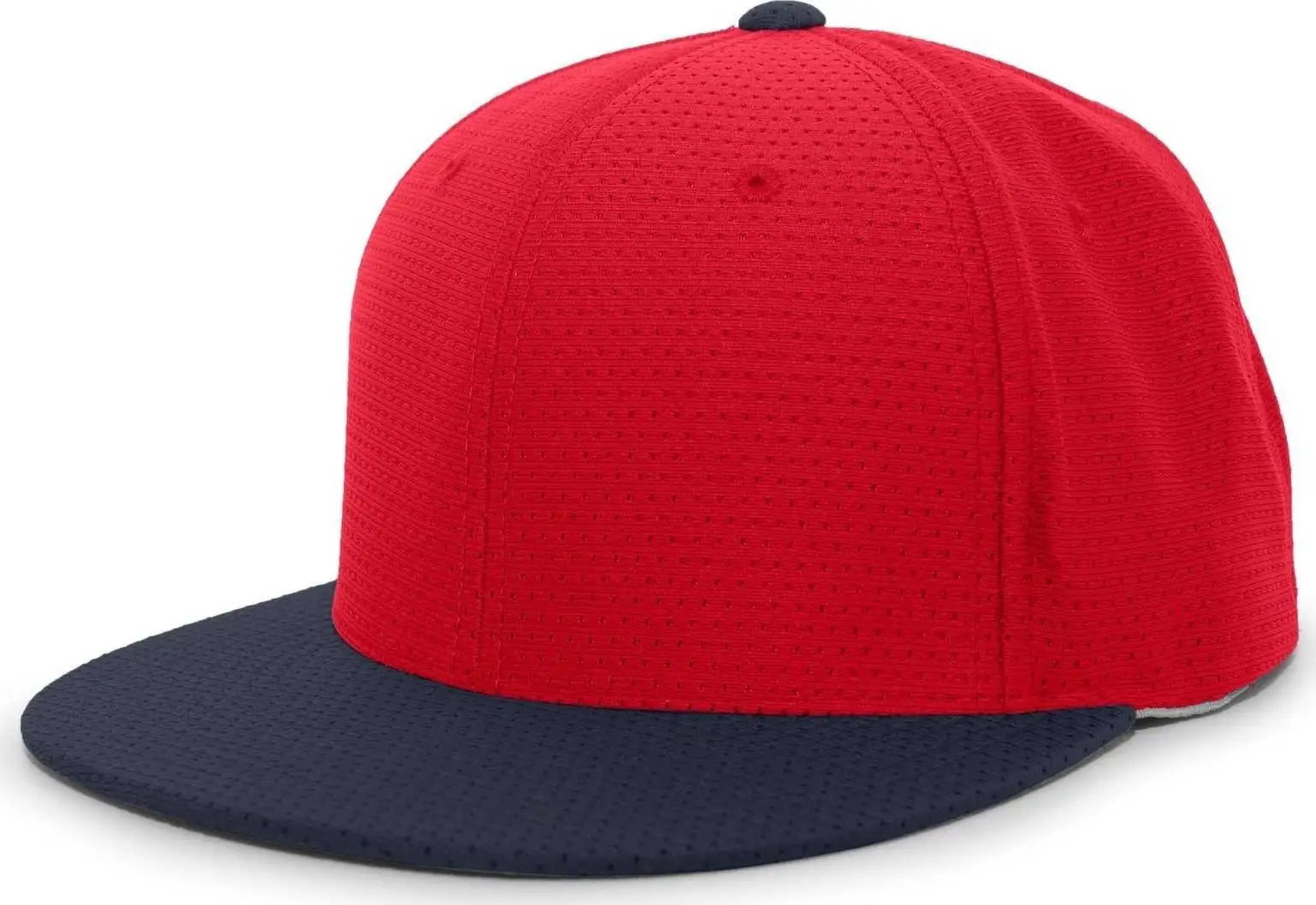 Pacific Headwear ES818 Air Jersey Performance Flexfit Cap - Red Navy - Red Navy / 6 3/8’’ - 6 7/8’’