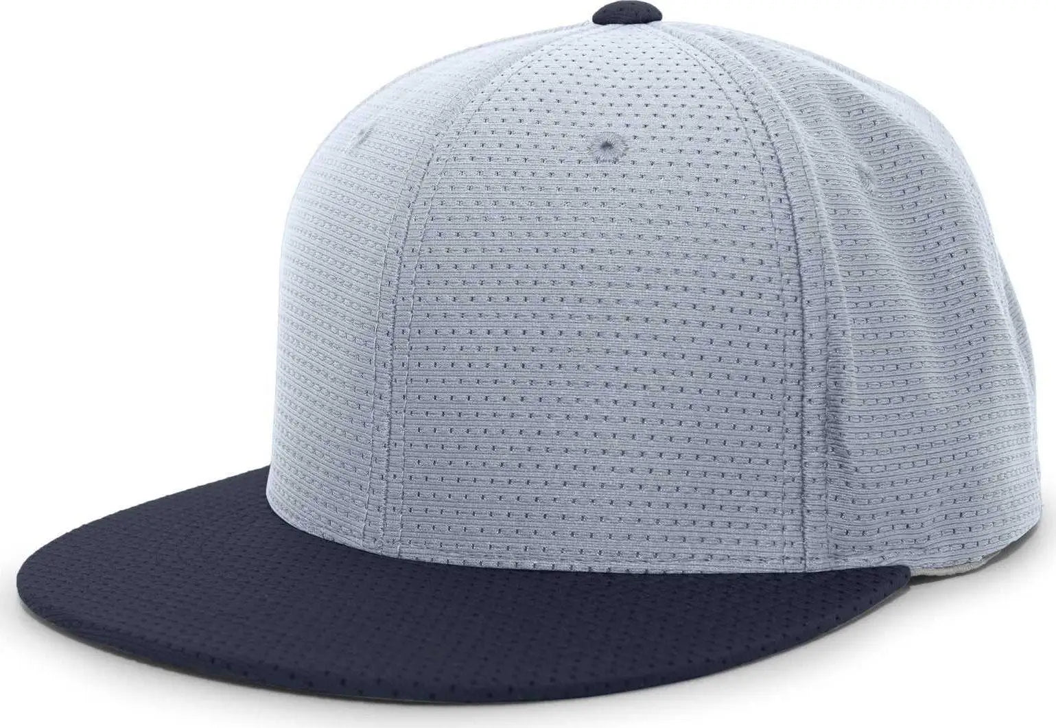 Pacific Headwear ES818 Air Jersey Performance Flexfit Cap - Silver Navy - Light Gray Navy / 6 3/8’’ - 6 7/8’’