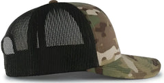 Pacific Headwear M08 MultiCam Snapback Trucker Cap - Multicam Original Brown - Multi-Colored / 7’’ - 7 7/8’’