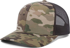 Pacific Headwear M08 MultiCam Snapback Trucker Cap - Multicam Original Brown - Multi-Colored / 7’’ - 7 7/8’’
