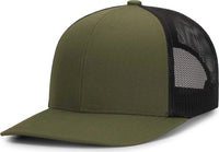 Pacific Headwear M08 Multicam Trucker Snapback Cap - Ranger Green Lt Charcoal Ranger Green - Green Gray / 7’’ 7 7/8’’