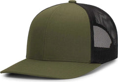 Pacific Headwear M08 Multicam Trucker Snapback Cap - Ranger Green Lt Charcoal Ranger Green - Green Gray / 7’’ 7 7/8’’