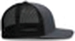 Pacific Headwear M08 Multicam Trucker Snapback Cap - Wolf Grey Lt Charcoal Wolf Grey - Fark Gray Gray / 7’’ 7 7/8’’