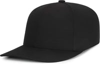 Pacific Headwear M35 Multicam Ripstop Cordura Snapback Cap - Black - Black / 7’’ 7 7/8’’