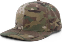 Pacific Headwear M35 MultiCam Ripstop Cordura Snapback Cap - Multicam Black - Multi-Colored / 7’’ - 7 7/8’’