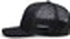 Pacific Headwear P113 Eco Trucker Snapback - Black - Black / 7’’ 7 7/8’’