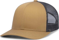 Pacific Headwear P113 Eco Trucker Snapback - Buck Lt Charcoal Buck - Brown Gray / 7’’ 7 7/8’’