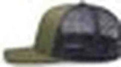 Pacific Headwear P113 Eco Trucker Snapback - Moss Lt Charcoal Moss - Olive Gray / 7’’ 7 7/8’’