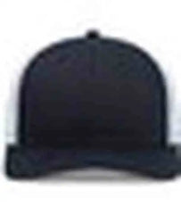 Pacific Headwear P113 Eco Trucker Snapback - Navy White Navy - Navy White / 7’’ 7 7/8’’