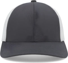 Pacific Headwear P114 Low-Pro Trucker Cap - Graphite White Graphite
