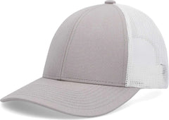 Pacific Headwear P114 Low-Pro Trucker Cap - Heather Grey White Heather Grey - Heather Grey White Heather Grey / 6 1/2’’