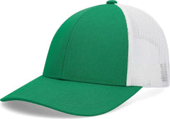 Pacific Headwear P114 Low-Pro Trucker Cap - Kelly White Kelly - Kelly White Kelly / 6 1/2’’ - 7’’